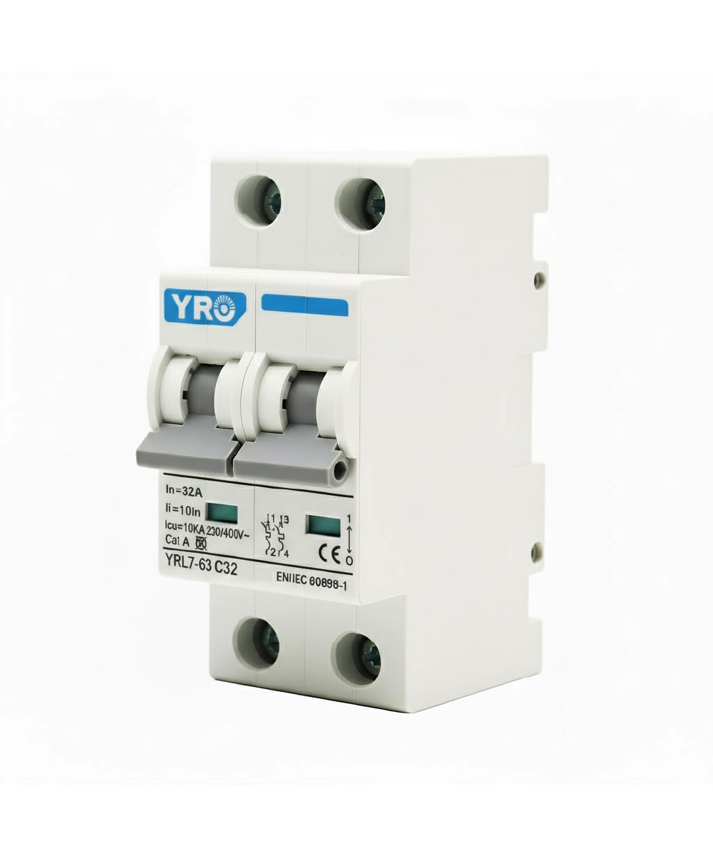 Interruptor Automático YRO YRL7 2P 25A 6kA 110/220V AC - Imagen 2
